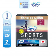 Băng Vệ Sinh Sofy Sports cánh 26 cm (Gói 2 miếng)